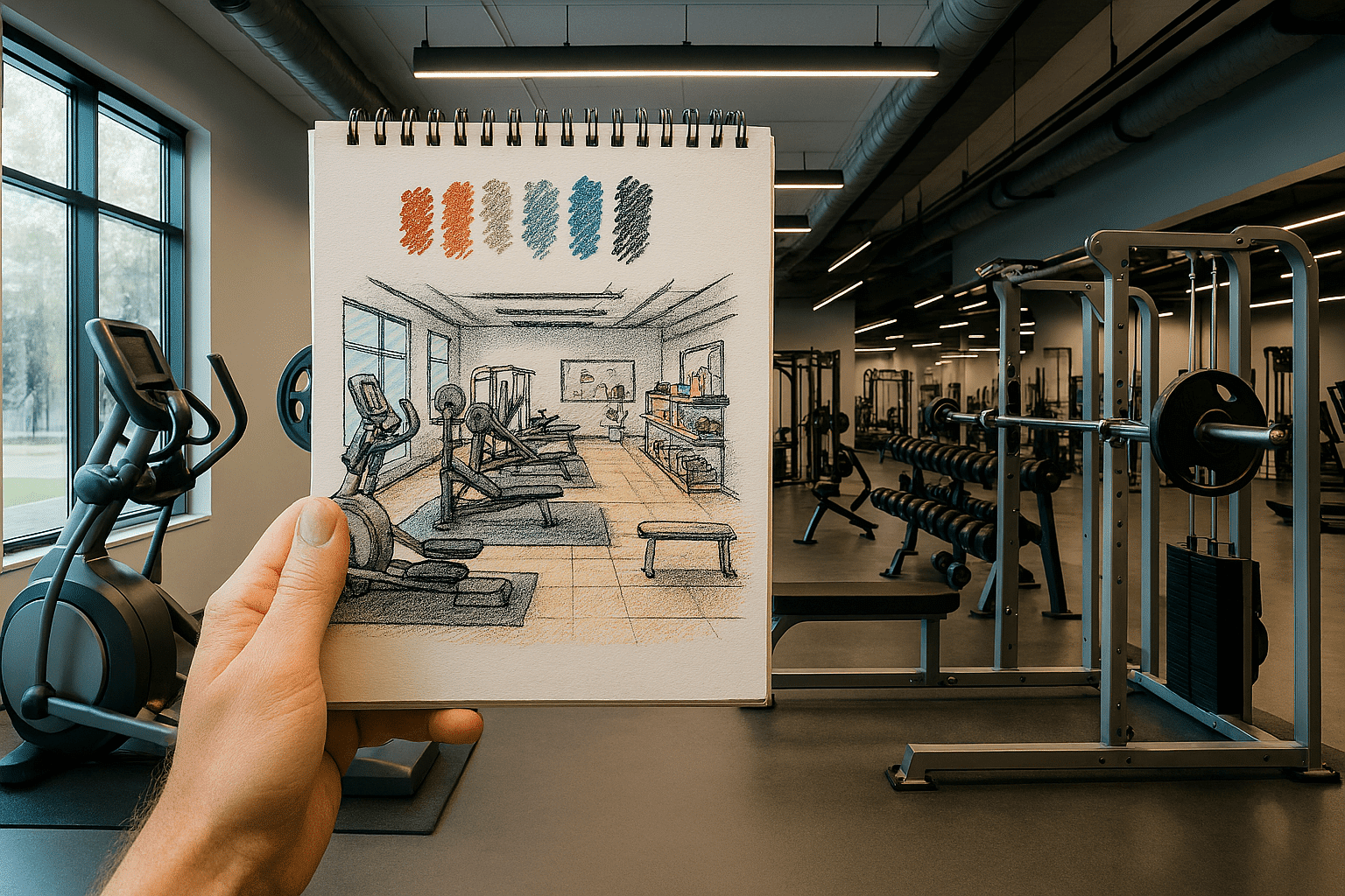 تجهیز سالن ورزشی