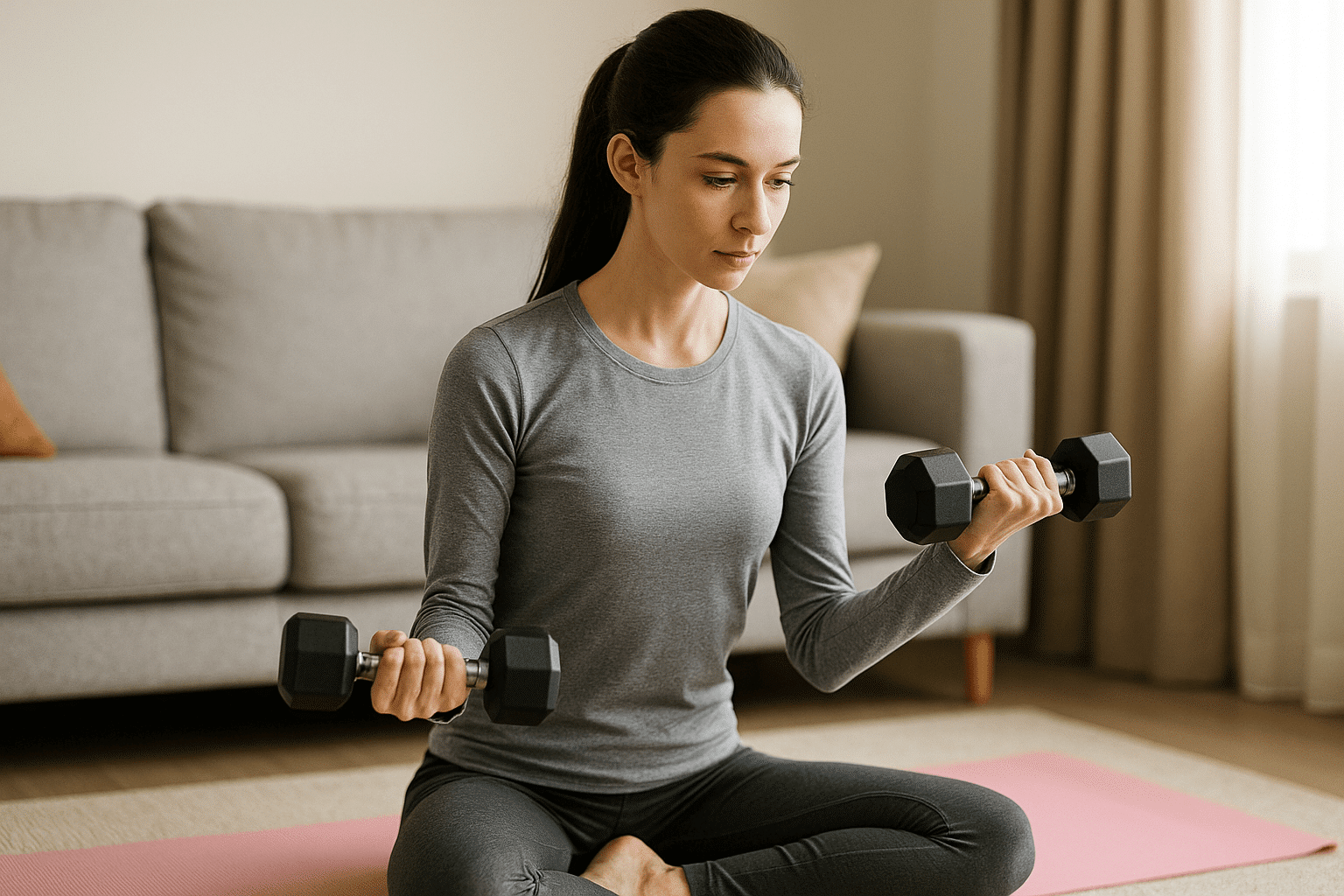 ورزش برای افزایش وزن بانوان در خانه