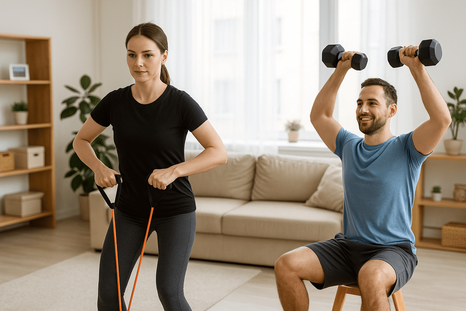 ورزش مقاومتی در خانه